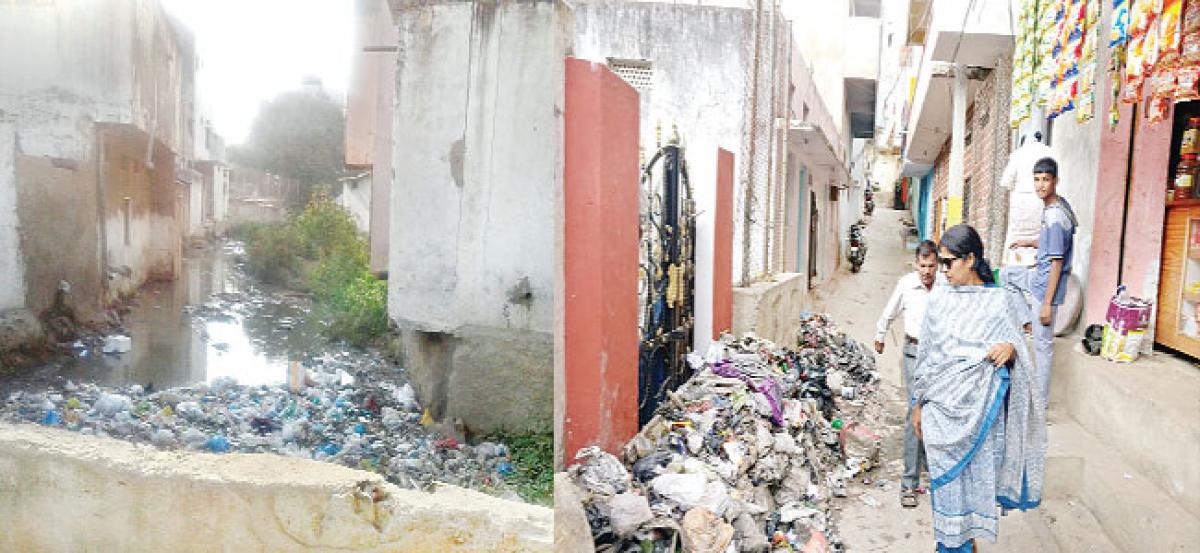 Residents of Ahmed Nagar stay in stink