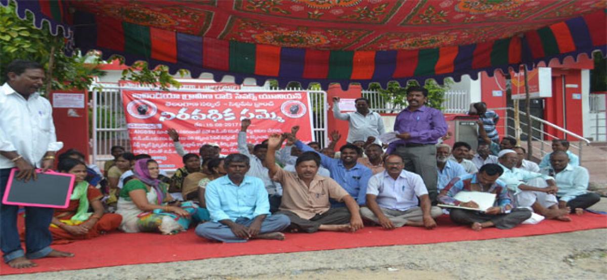 Grameen Dak Sevaks go on indefinite strike