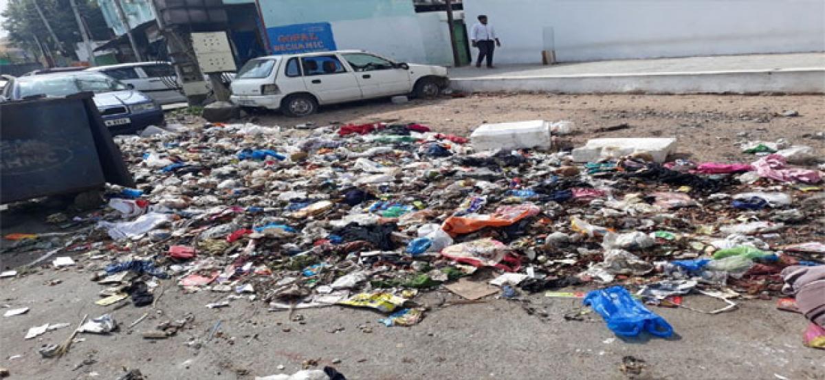 Gurukul students in Bagh Llimgampally forced to bear with unbearable stench