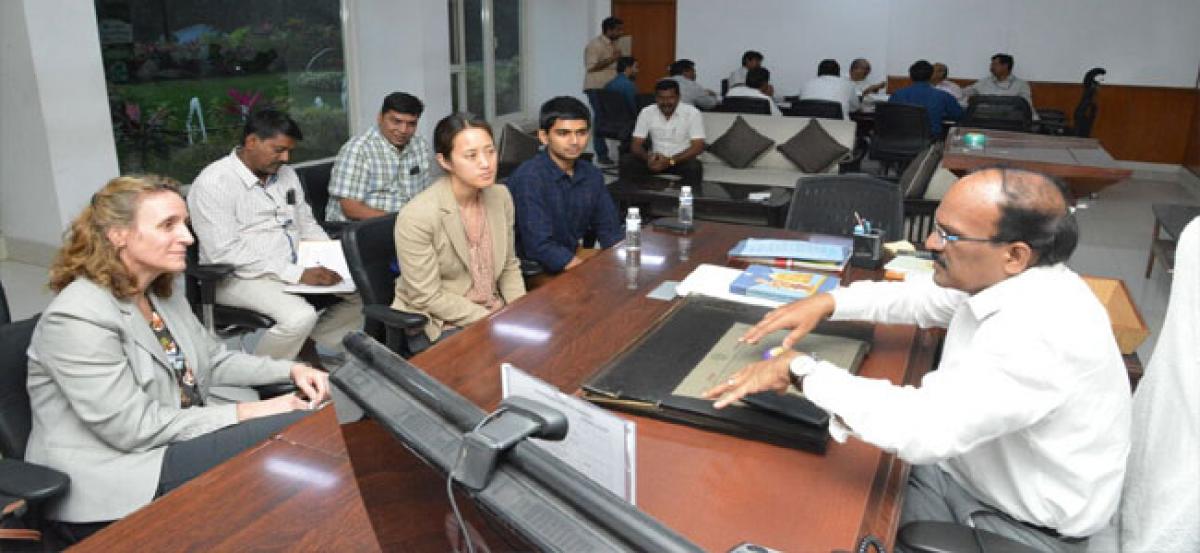 McKinsey & Company team calls on GHMC Commissioner