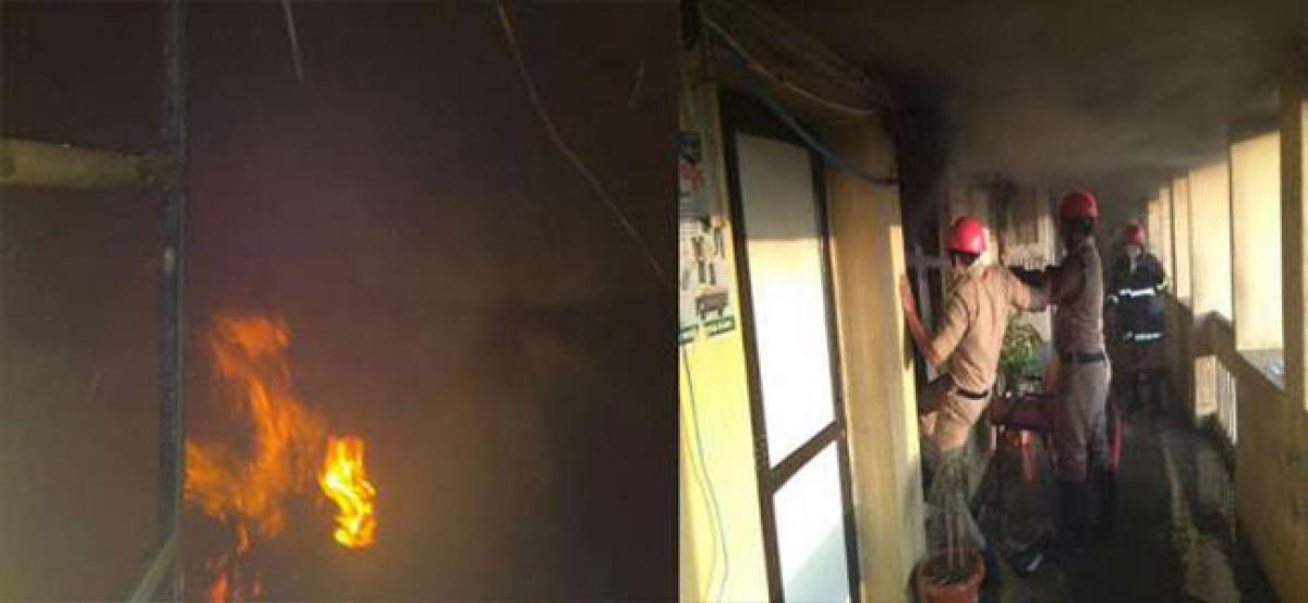 Hyderabad: Office in GHMC gutted in fire