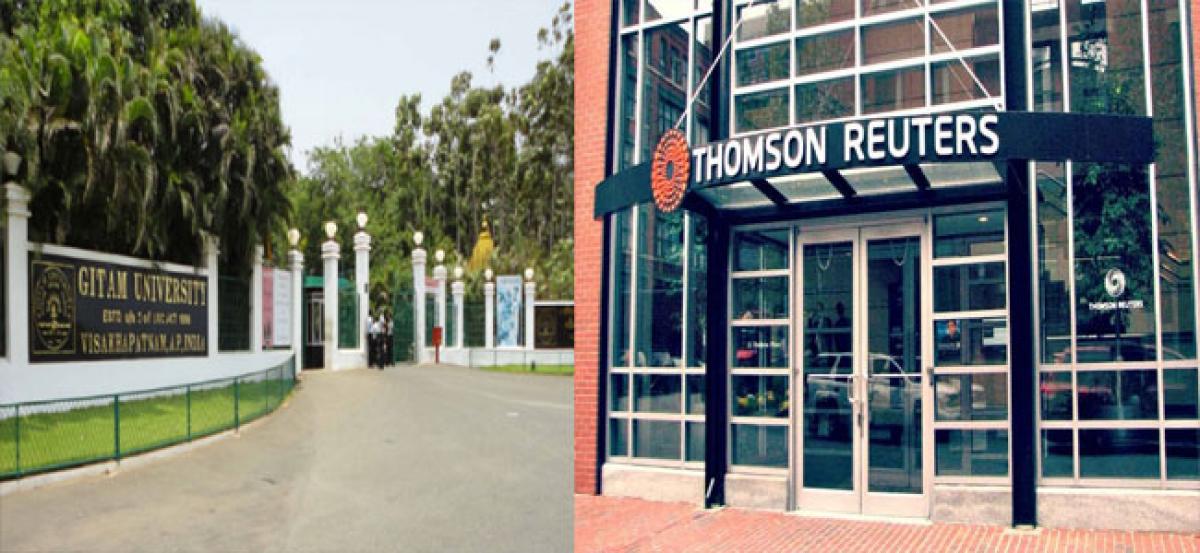 GITAM, Thomson Reuters sign Memorandum of Understanding