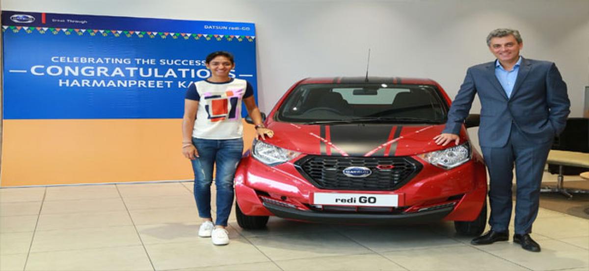 Harmanpreet Kaur gifted Datsun redi-GO