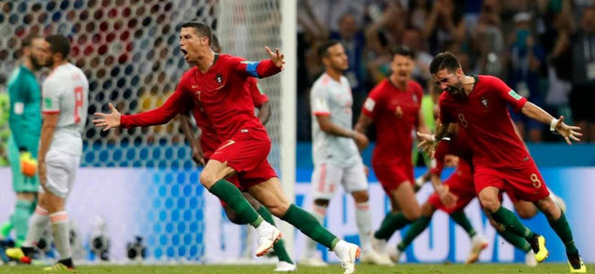 Ronaldo hat-trick earns Portugal draw with Spain in thriller