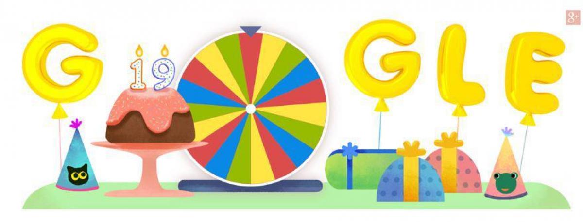 Google marks 19th anniversary with fun birthday doodle!