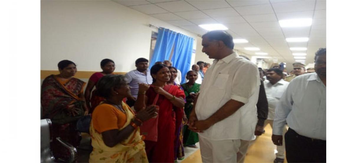 Harish seeks feedback from patients on quality of hospital services