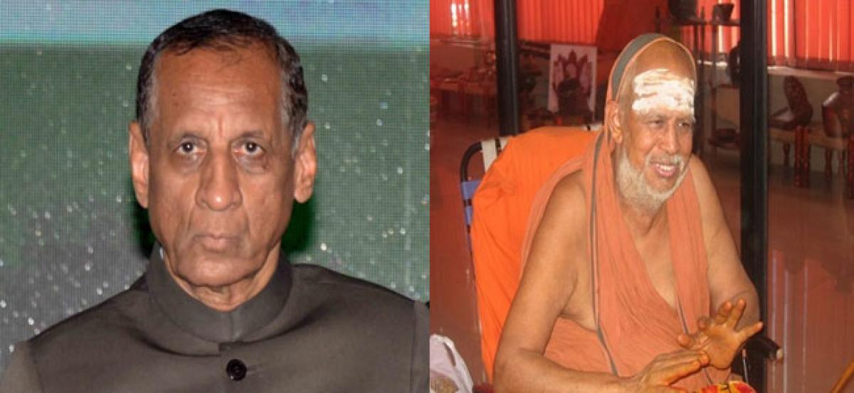 Governor expresses grief over demise of Shankaracharya