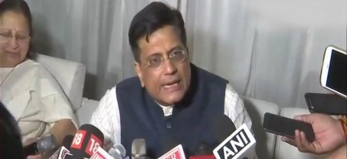 Piyush Goyal lauds Modi government for MPs developments