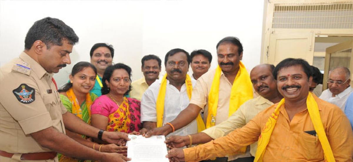 GUDA chief complains against BJP MLC