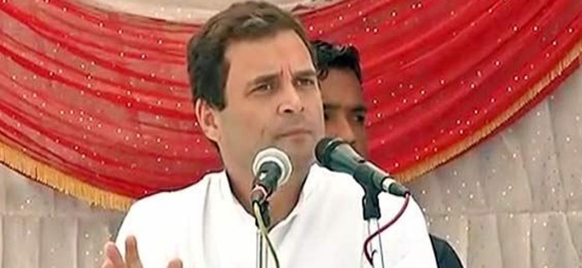 Rahul Gandhi claims Gujarat Govt remote-controlled from delhi