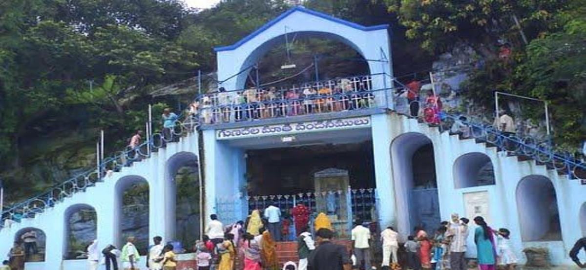 Chants of Mother Mary reverberate Gunadala shrine