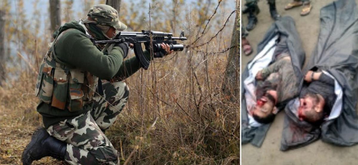 Three Hizbul militants killed in Kashmir gunfight
