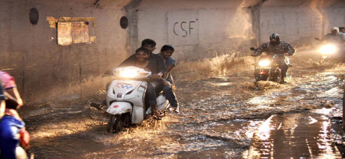 Rain inundates several areas in Guntur