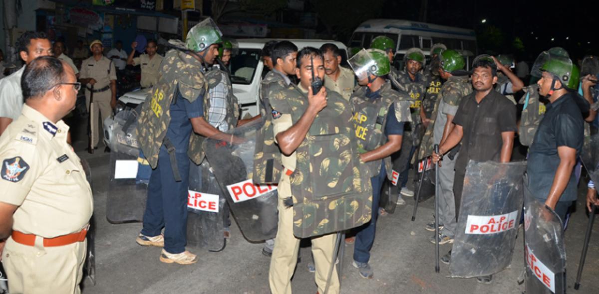 Six cases booked for attack on police station