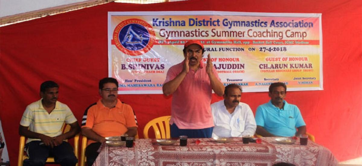 Gymnastics summer coaching commences