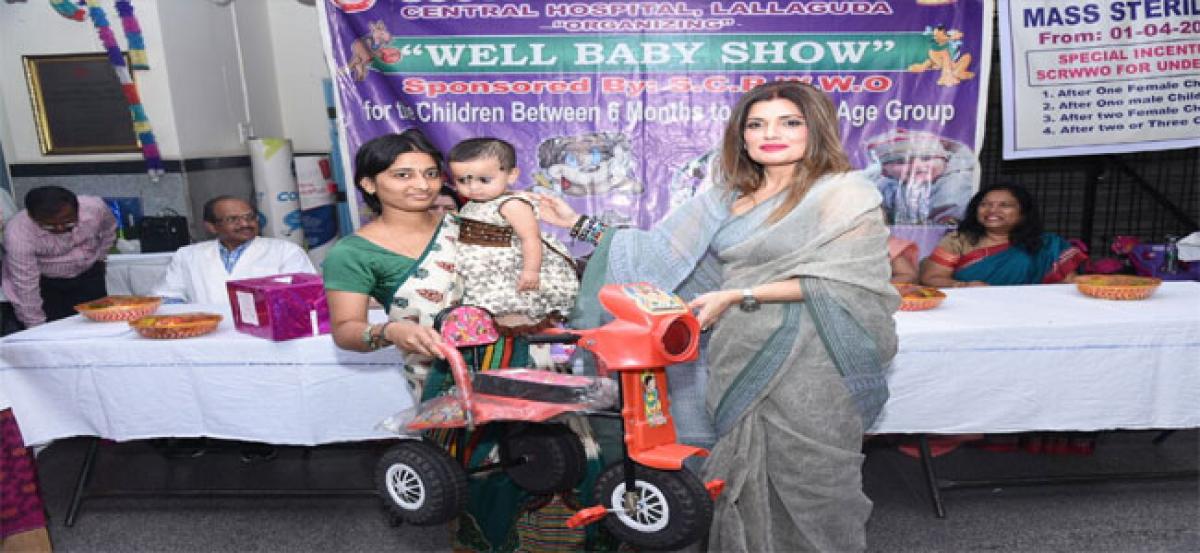 SCRWWO organises Well Baby Show