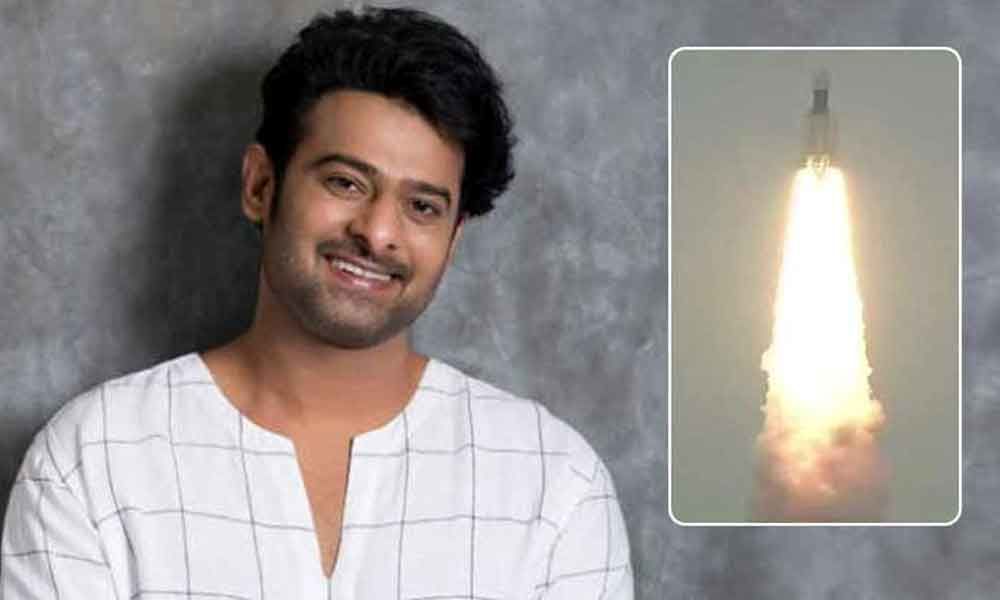 Bahubali star Prabhas congratulates ISRO on Chandrayaan-2 launch