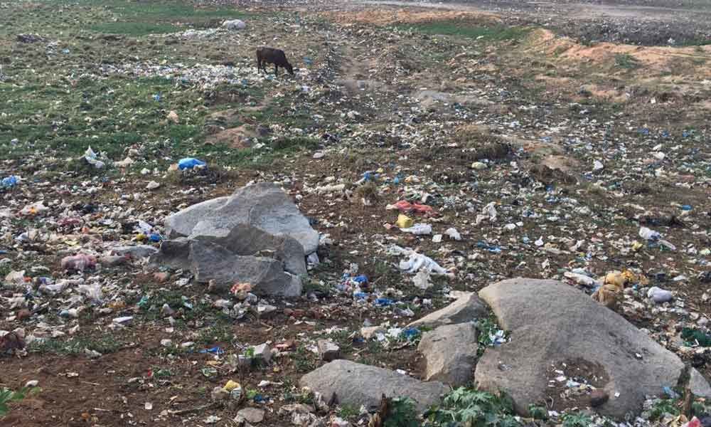 People join hands to clean up Cheruvu