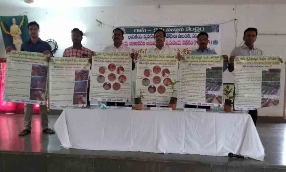 Training on contingency crop plan held in Tirupati