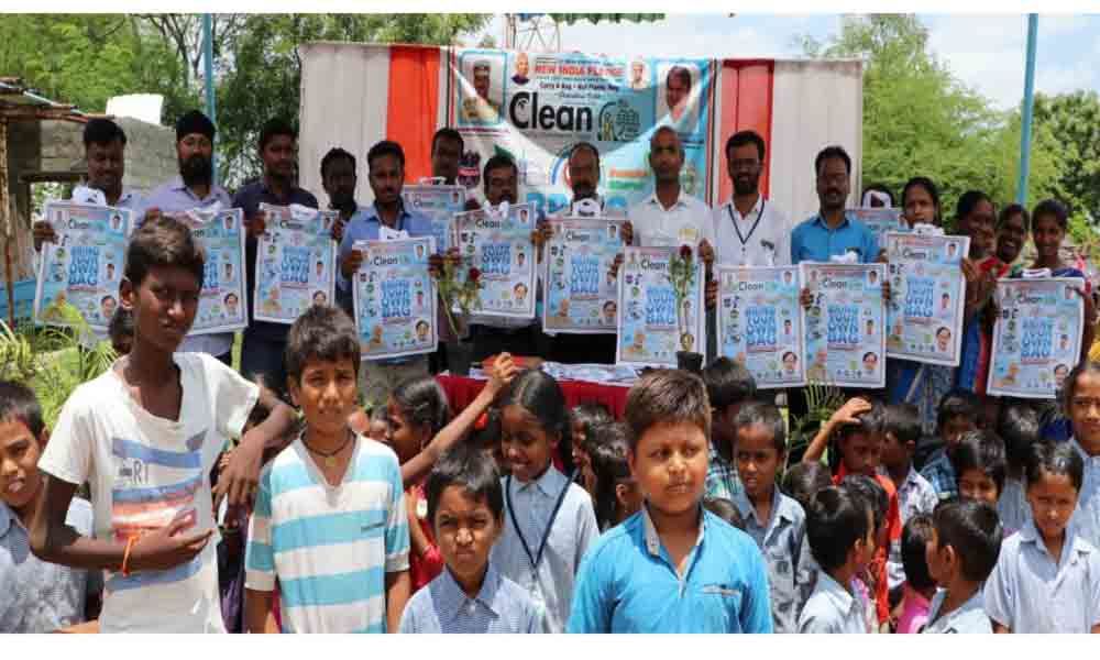 Bring your own bag campaign to stop plastic usage in Karimnagar