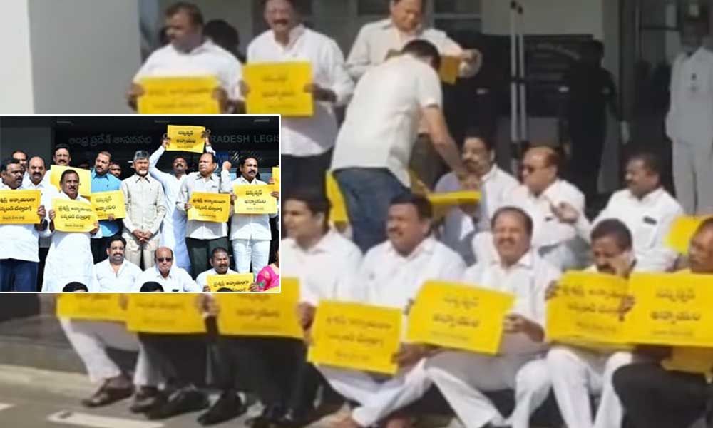 TDP MLAs walkout of Assembly over investment support scheme