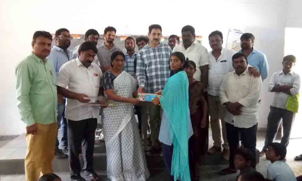 KTR birthday fete held books, stationery distributed to students in Khammam