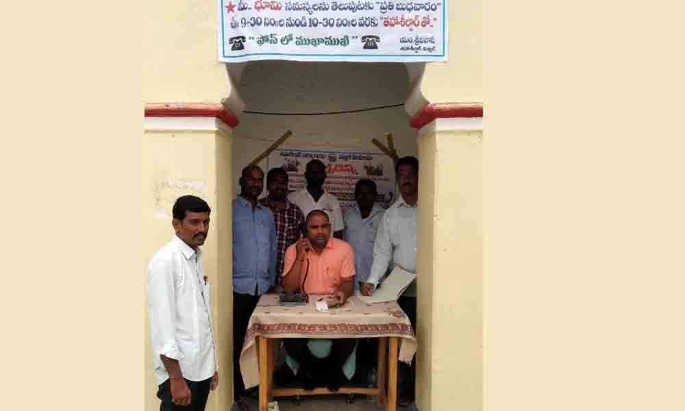 Makthal Tahsildar launches phone-in to address farmers issues in Narayanpet
