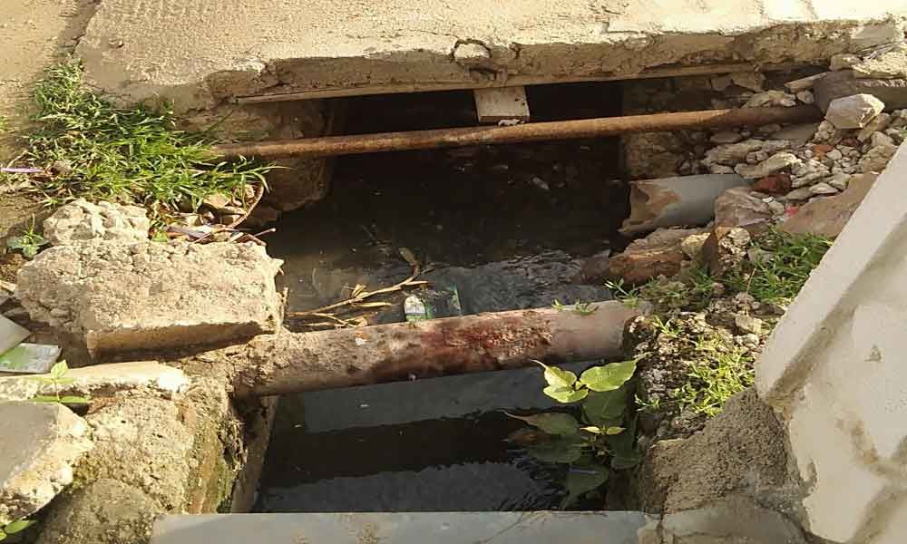 Broken drainage cover posing threat to locals