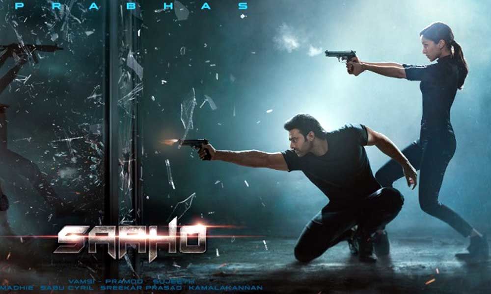New action poster from Saaho is trending at top