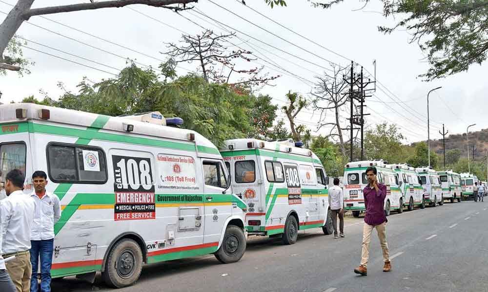 108 ambulance staff demand to increase vehicles