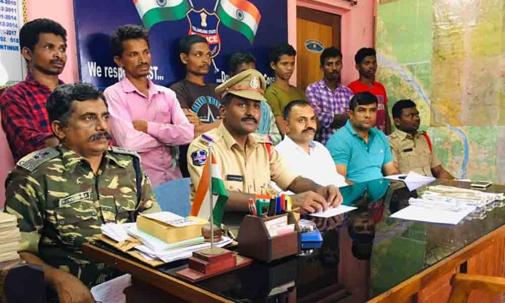 8 Maoist militia members arrested in Cherla