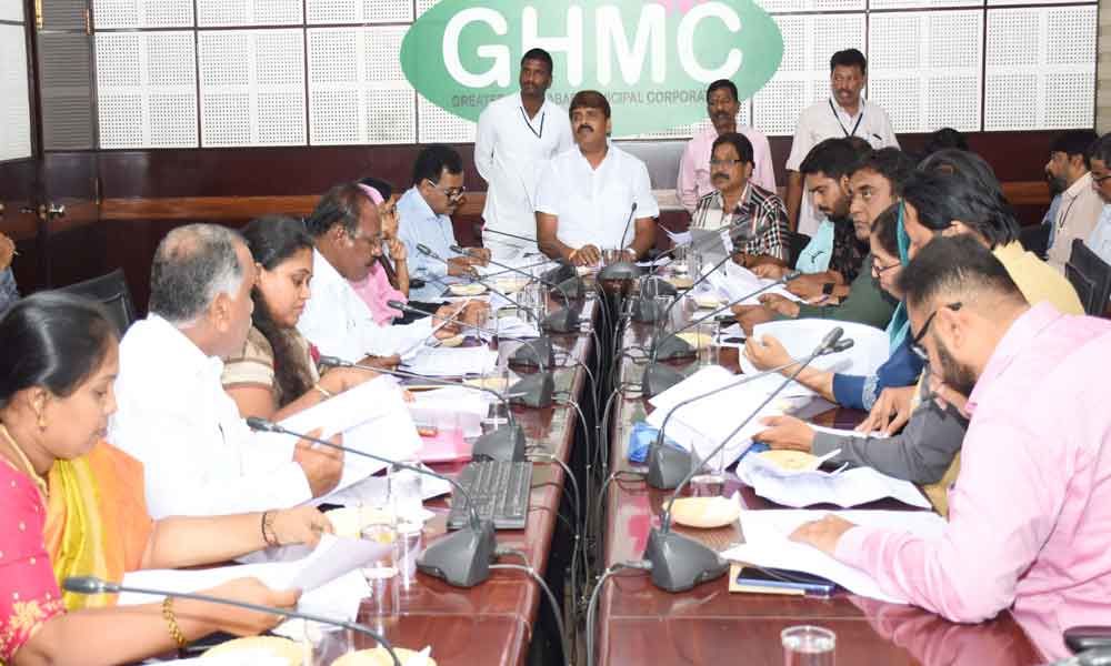 GHMC standing panel adopts key resolutions