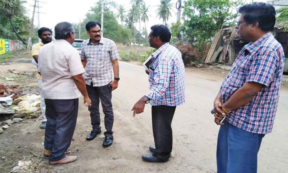 Special officer inspects development works