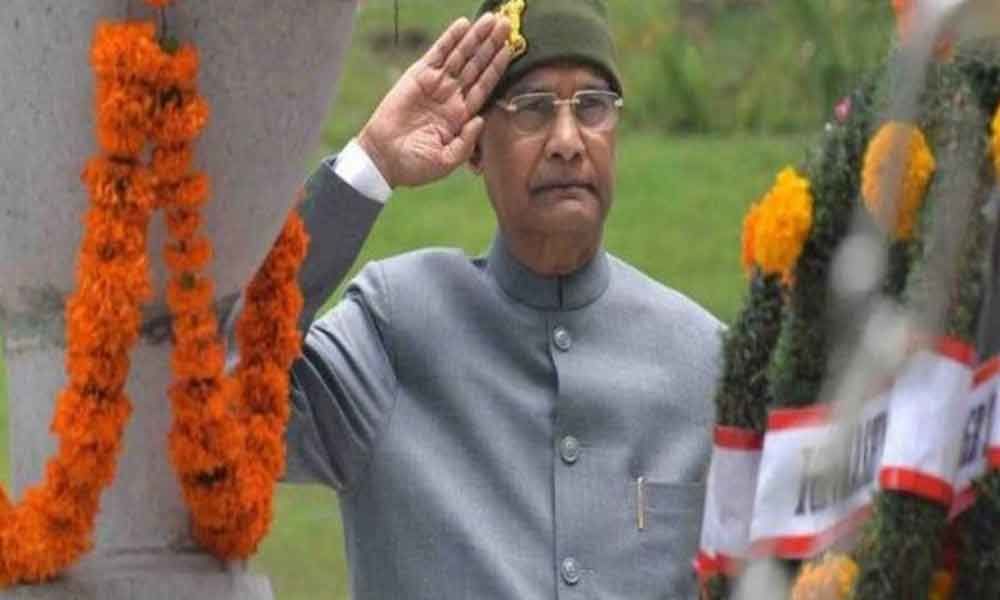 President Kovind pays tributes to martyrs of Kargil war