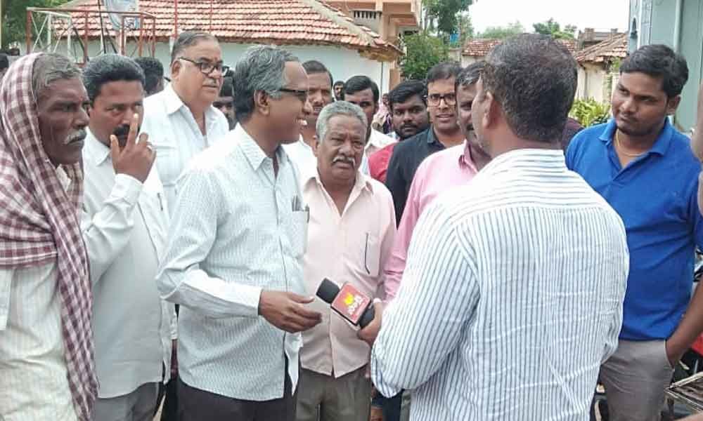 Villagers no to lands for Kaleshwaram