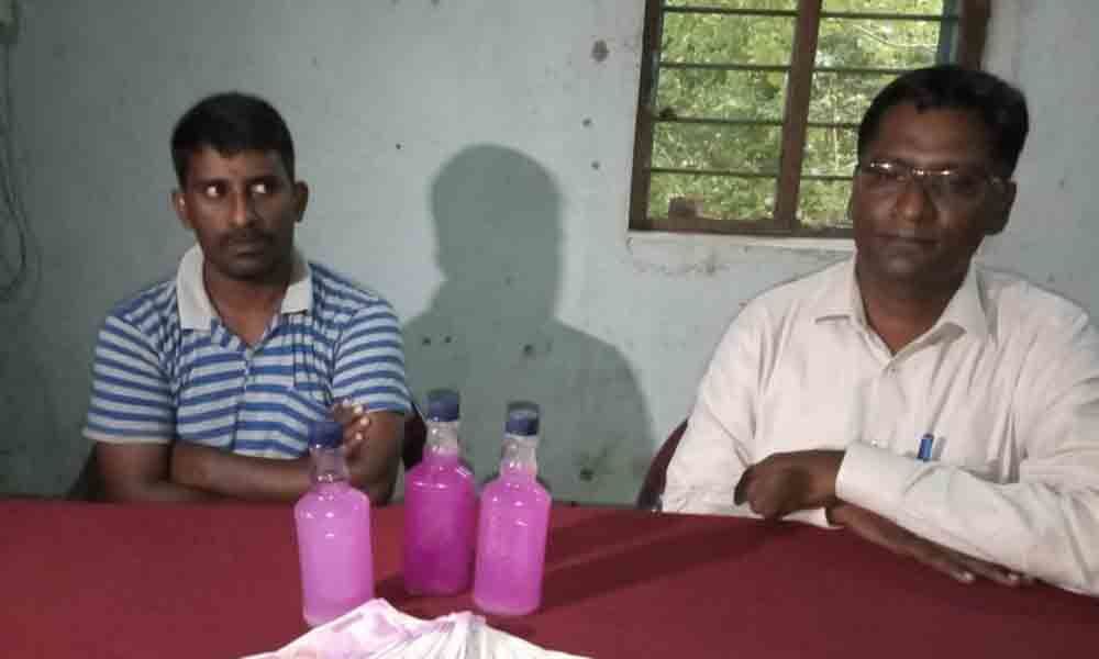 Irrigation department DE caught taking bribe in Peddapalli