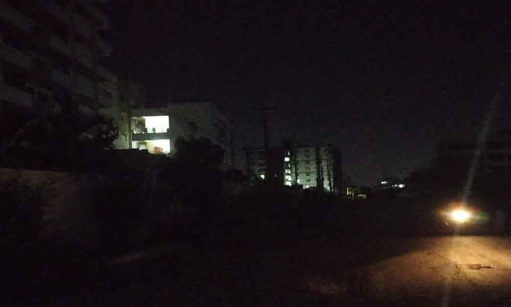 No streetlights in Sriram Nagar