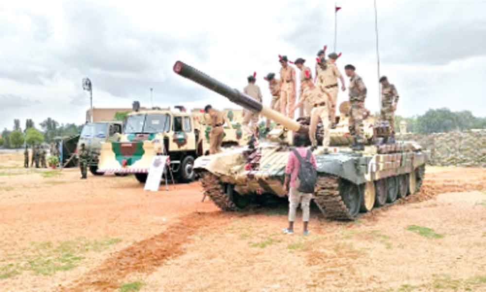 54th Infantry Division displays its might