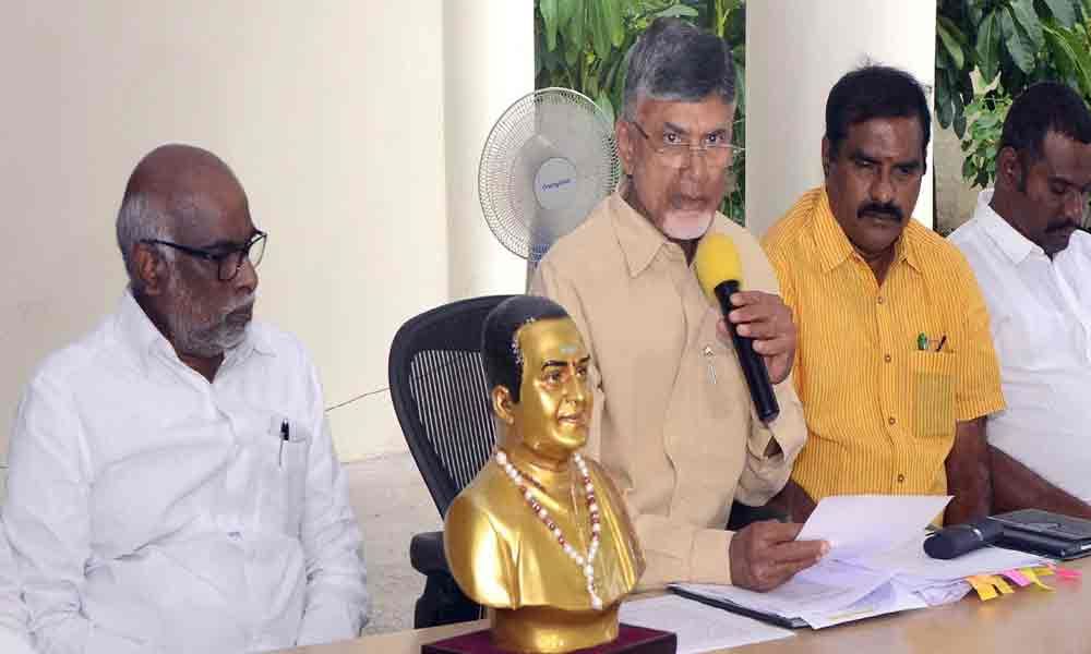 Law and order out of control in State: Chandrababu Naidu