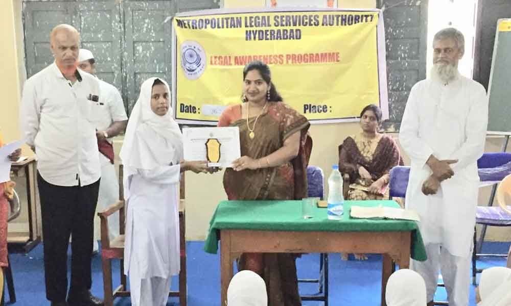 Metropolitan Legal Services Authority conducts legal awareness camp