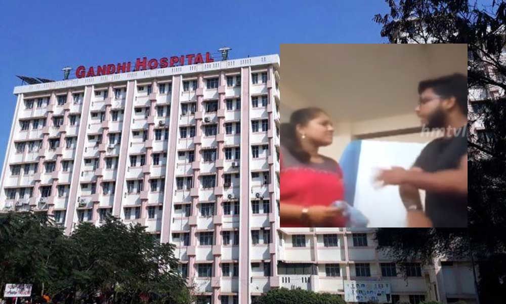 Two students suspended for shooting Tik Tok videos at Gandhi Medical Hospital