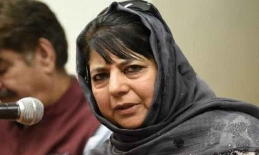 Mehbooba hits out at Centre