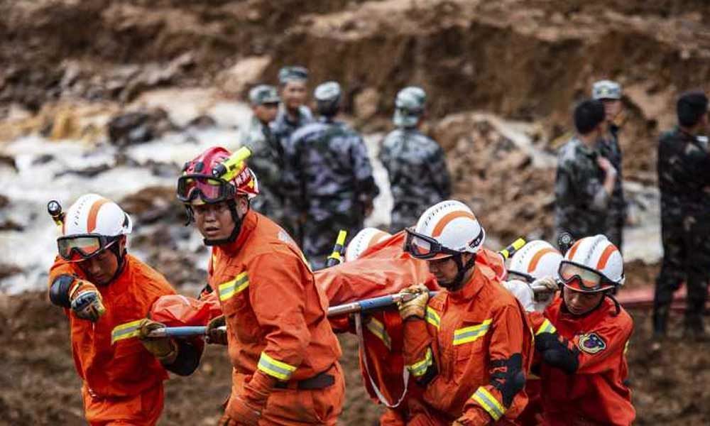 China landslide death toll rises to 29 with 22 still missing