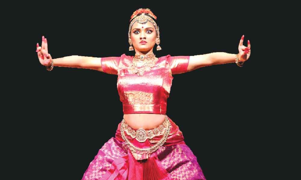 Talented Prakriti Shines in her debut Kuchipudi Performance
