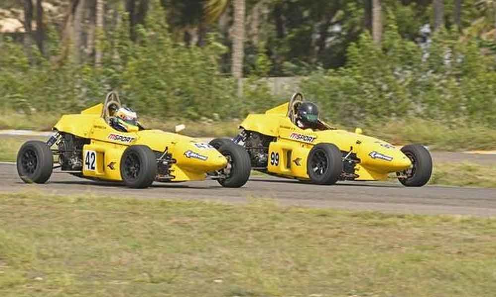 Raghul, Vishnu win one race each at JK Tyre National Racing Championship