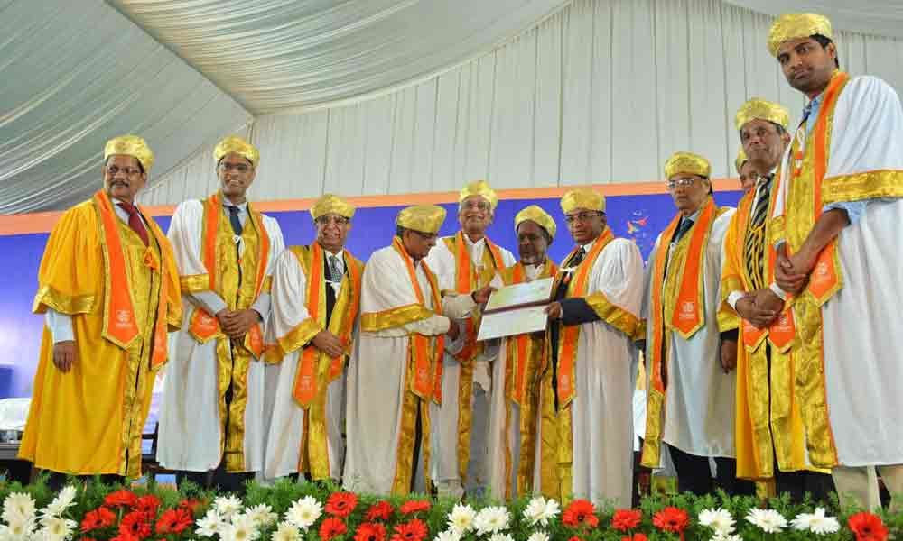 Ilayaraja, others presented honorary doctorates at Vignans University