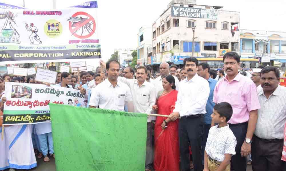 Awareness rally on seasonal diseases organised: Collector