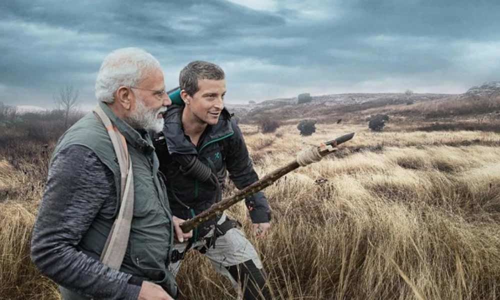 Watch PM Modis Adventurous Side on Man Vs Wild Show at Discovery on 12 August 9PM