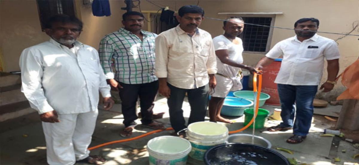 Water levels restored after intervention of corporator