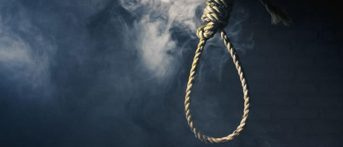 An attender commits suicide by hanging himself in Bowenpally PS limits